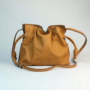 Loewe Mini Flamenco Clutch Shoulder Bag, Warm Desert